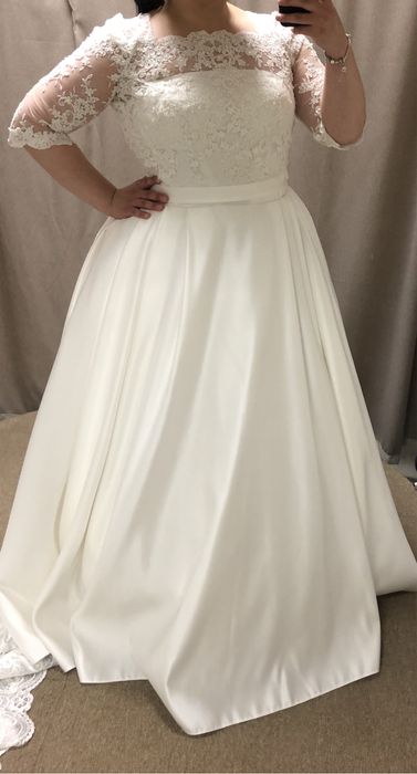 Свадебное платье для полных