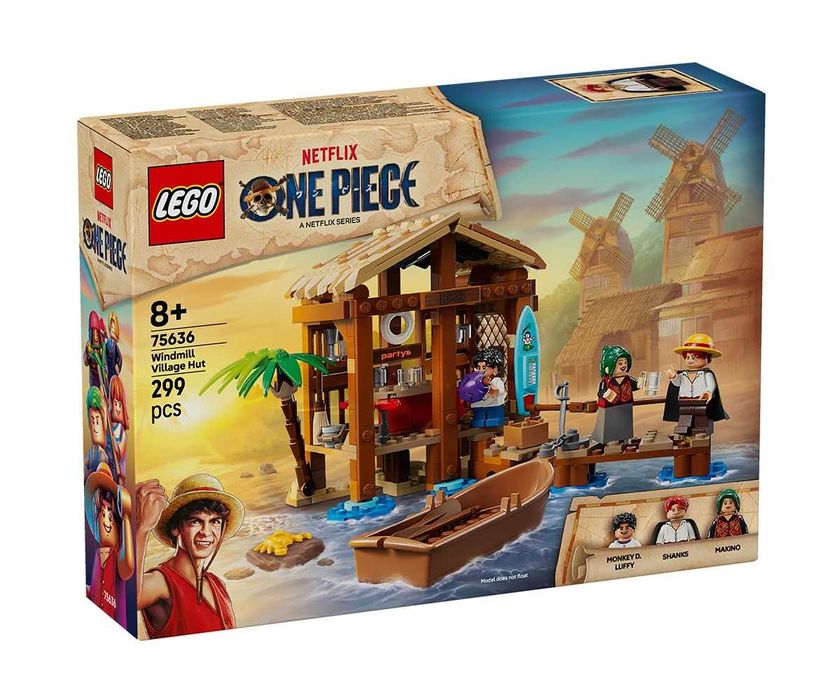 Нови Lego One Piece - Колиба в Windmill Village/Buggy the Clown/Корабът Going Merry