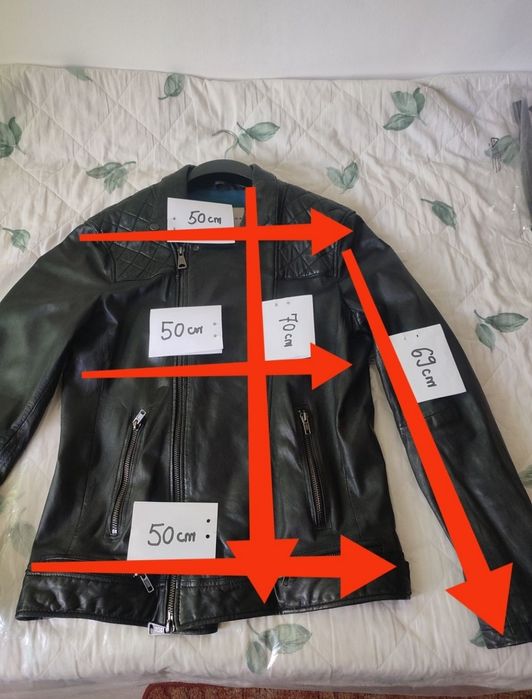 Geaca Mays&Rose din piele naturala,marimea L