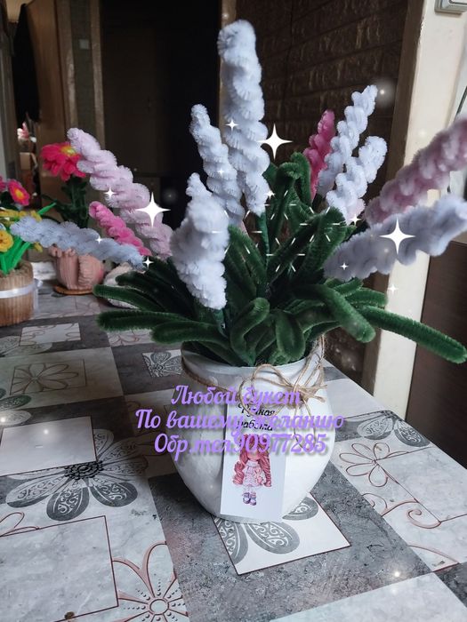 Продаются искусственные цветы,букеты