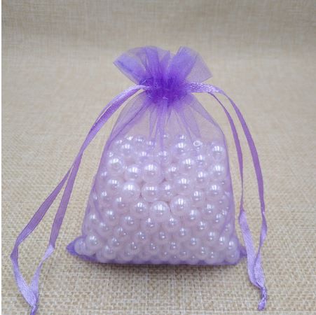 Săculeți organza dreptunghiulari 7x9cm (set 100 buc) ambalaje cadouri