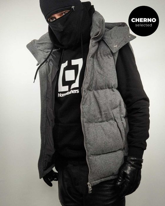 Мъжки пухен елек с качулка MANGO Hooded Puffer Vest – XXL