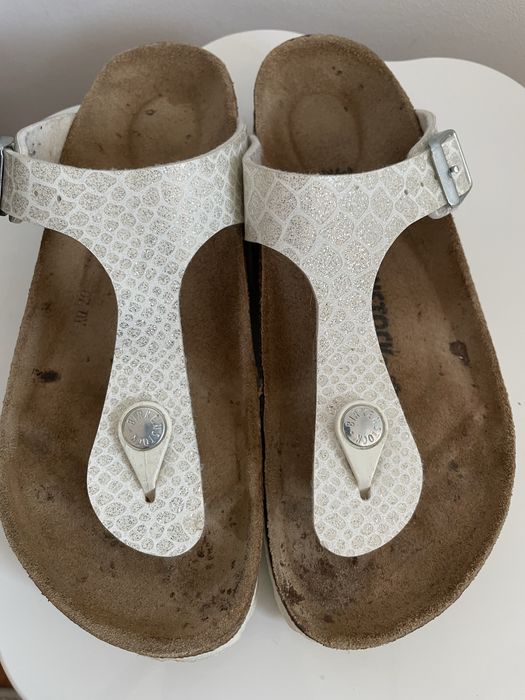 Birkenstock Gizeh alb aquatic lac 36