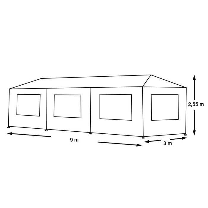 Парти шатра  / Шатра за събития - три размера