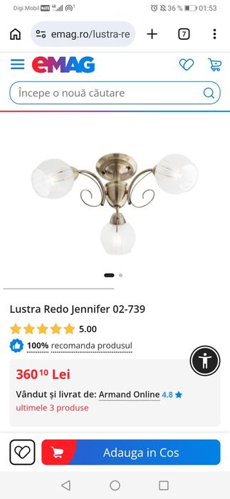 Lustra Candelabru Superb Jennifer Nichel
