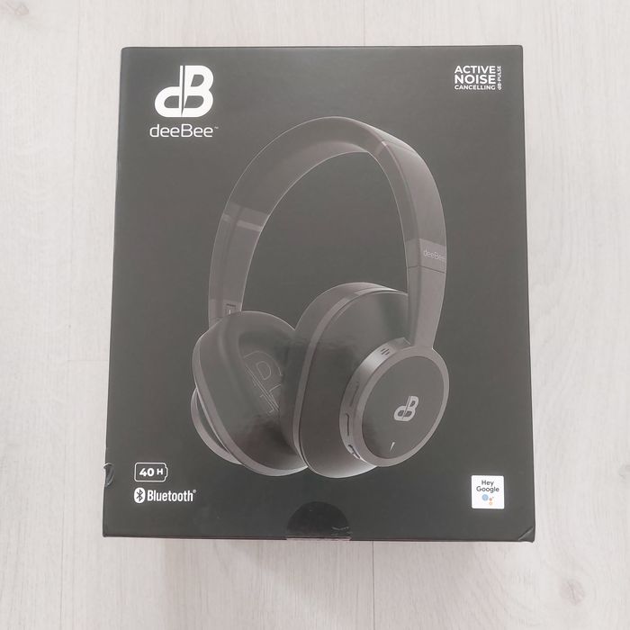 Премиум безжични слушалки deeBee dB-Pulse Black – Bluetooth 5.2 | Hybrid ANC | 40ч. Батерия