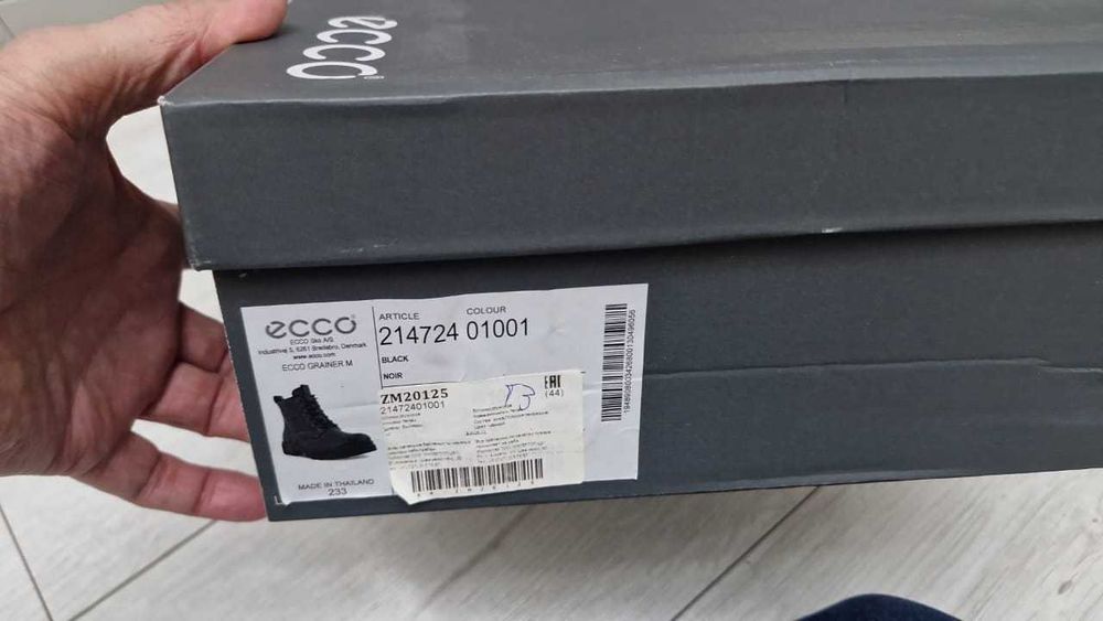 Ботинки зимние мужские ECCO