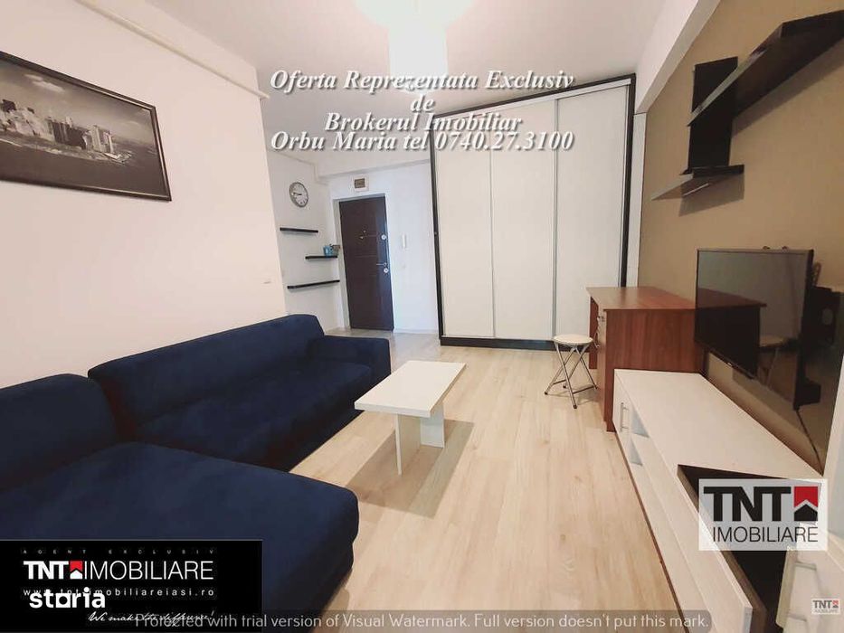 ULTRA-CENTRAL Apartament 2 Camere Open-Space Bloc Nou  Zona Palas