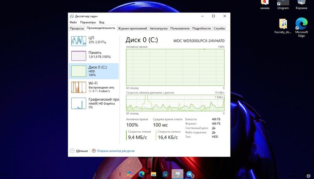 Продам ноутбук Lenovo IdeaPad 110-15IBR (HDD 500 ГБ / 2 ГБ ОЗУ). Идеал