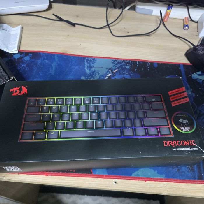 Продавам Механична клавиатура Redragon - Draconic 530 Pro, безжична