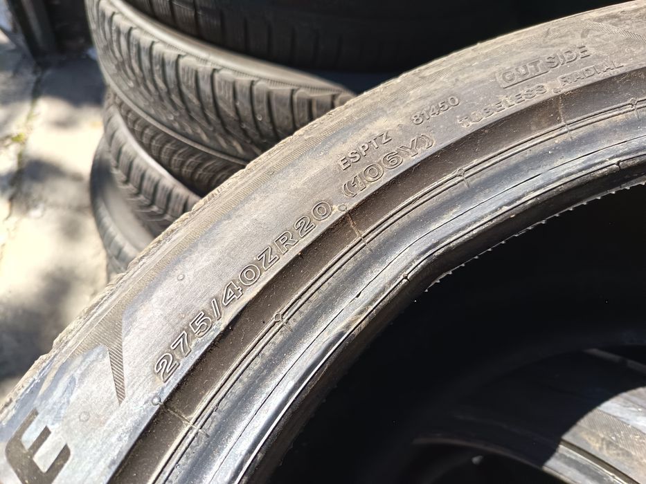 Anvelope vara 275 40 20 Bridgestone 2022 7.2mm