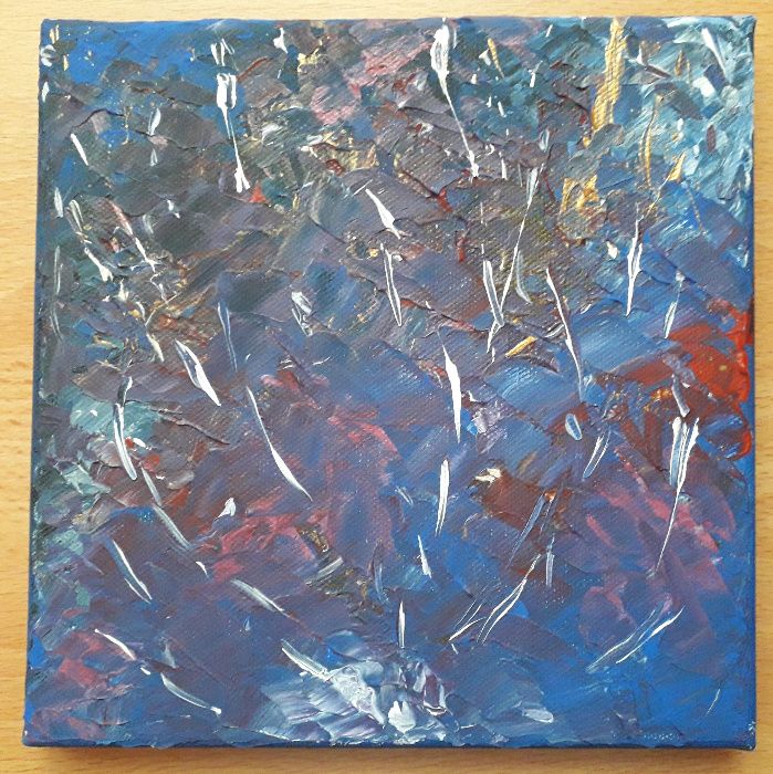 Tablou - Pictura abstracta in acrilic