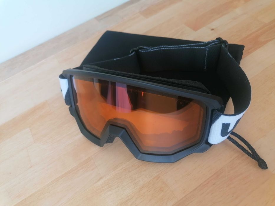 Ochelari de schi snowboard UVEX Athletic LGL Negri | Anti-aburire Supravision® | Protecție Ski UV | OTG