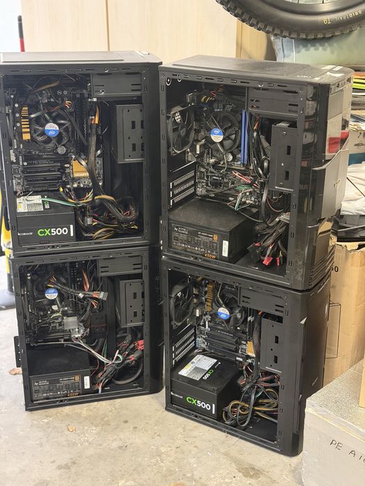 LOT 4 Pc-uri i5 4570 | 70GB DDR3 | HDD 500GB | SSD 120gb