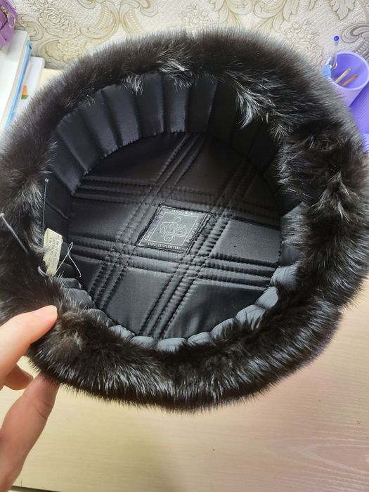 Шапка ушанка норковая, мужская
