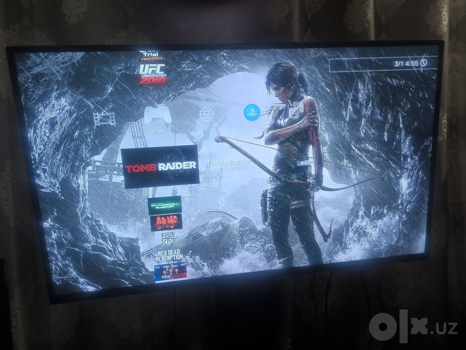 PS3 super slim holati tiniq o'yinlar yozilgan 2 djostik bor