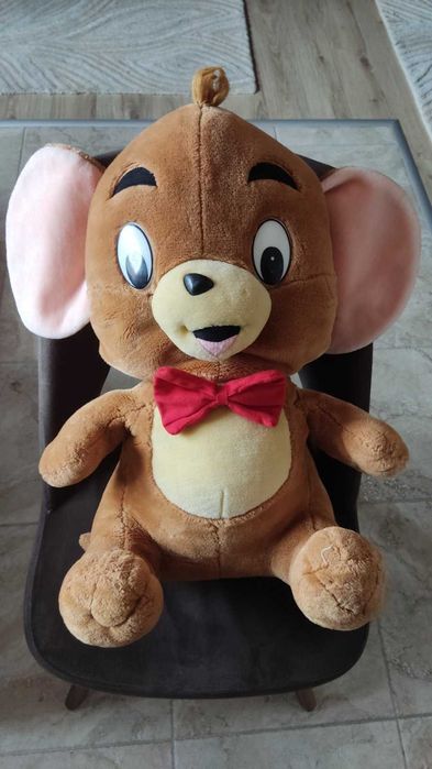 Голям плюшен Хипопотам & мишока Джери /плюшена играчка/