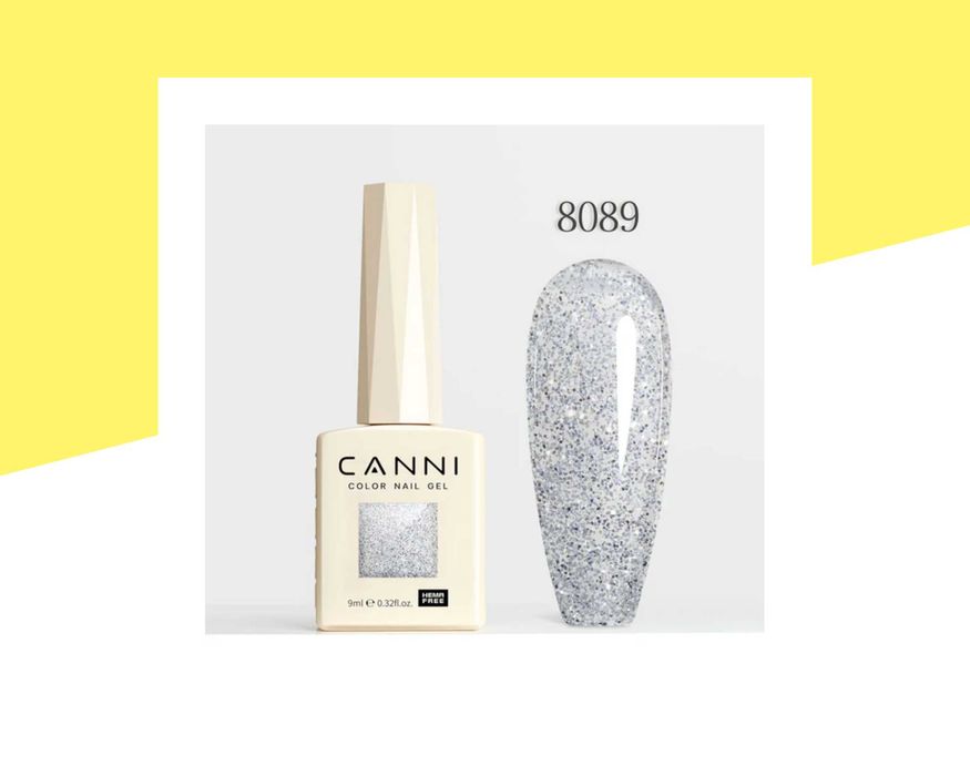 Професионален хипоалергенен гел лак серия „Crystal Flash“ CANNI – 9 мл