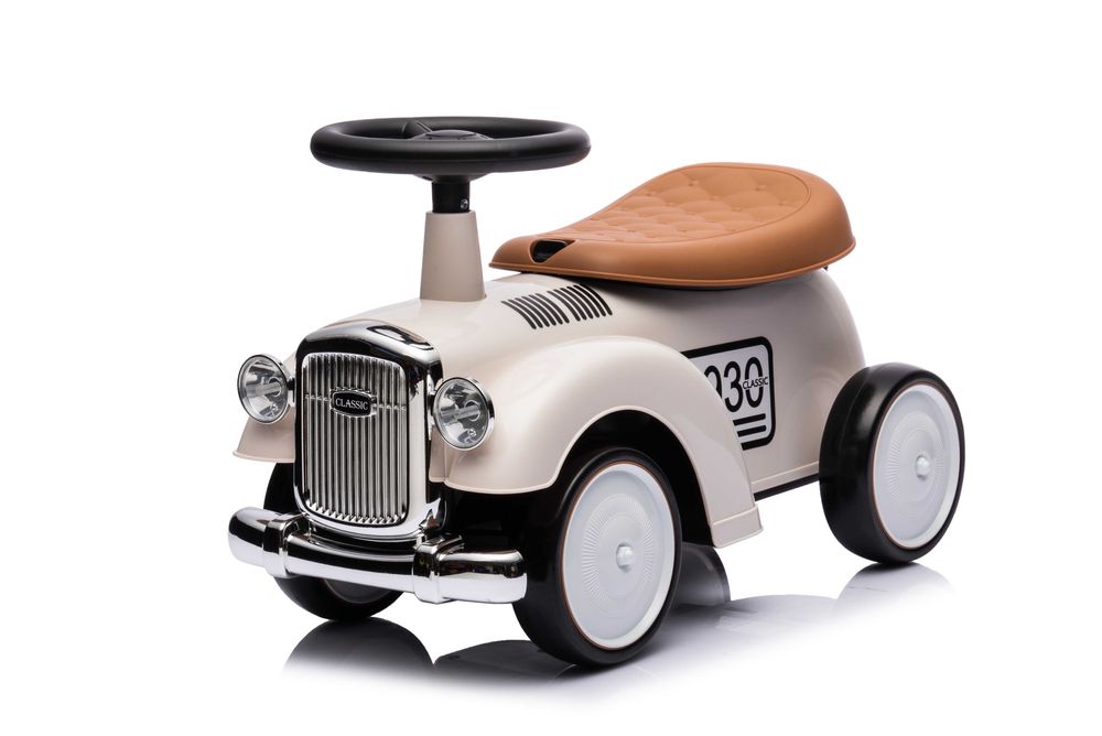 Masinuta premergator Kinderauto BJ665 Baby Car cu roti moi White