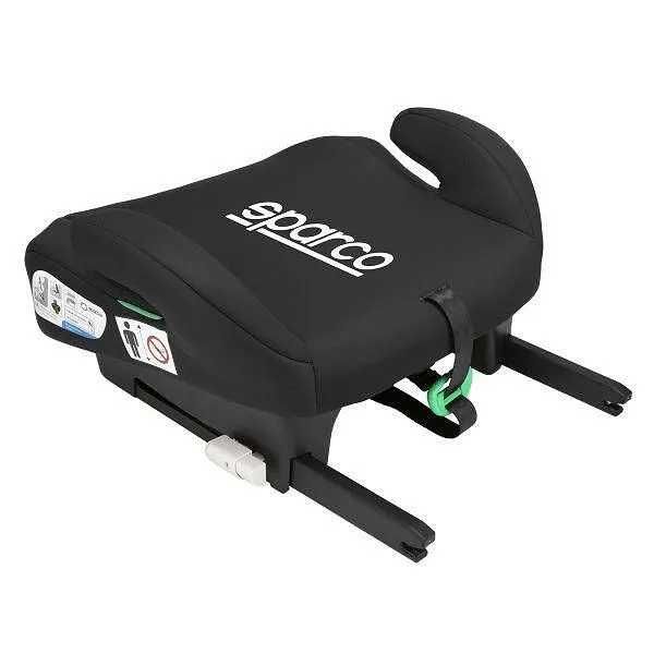 Детска седалка за кола от 22-36 кг, 125-150 см, SPARCO, черна