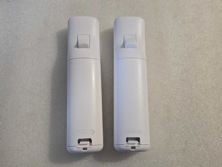 Kit Controller originale Nintendo Wii RVL-003, alb - poze reale