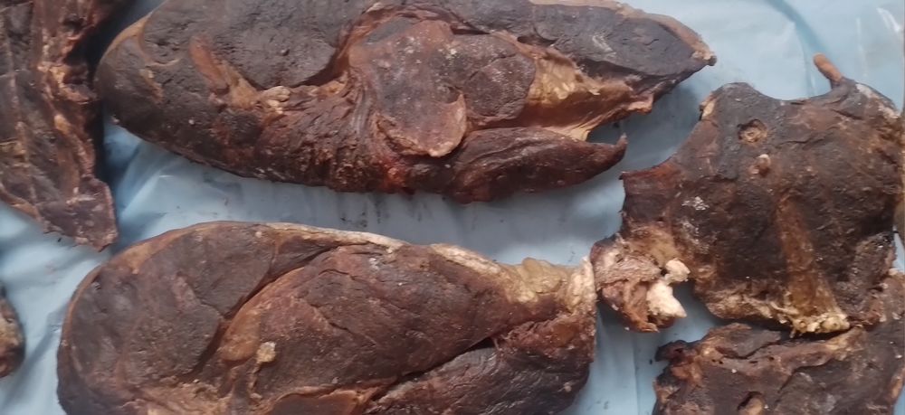 Копчёная конина.