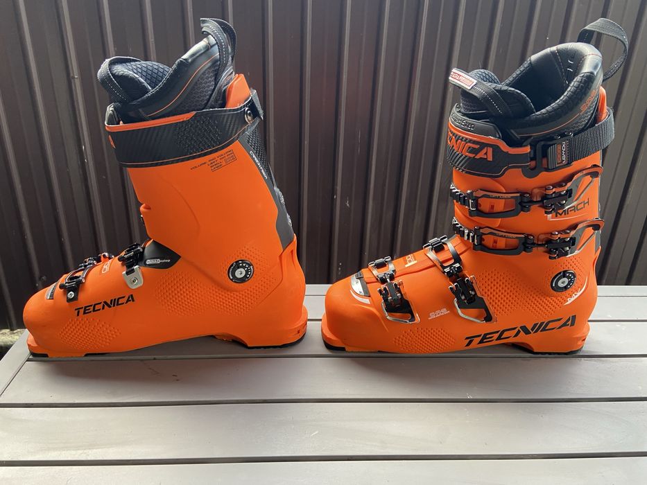 Clăpari Ski Tecnica Mach1 MV 130 Aproape Noi Ultra Orange