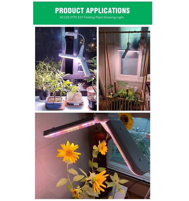 Лампа за отглеждане на растения STELS, 240 LED, Енергоспестяваща