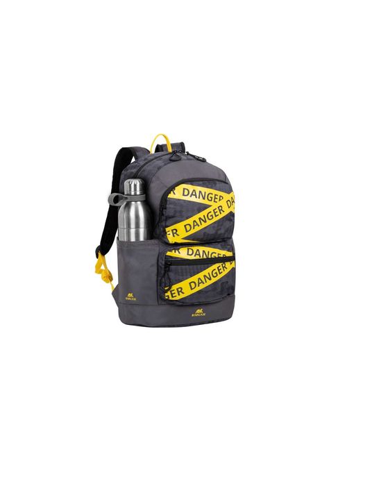 ^Рюкзак RIVACASE 5421 grey camo Urban backpack 14L / 12