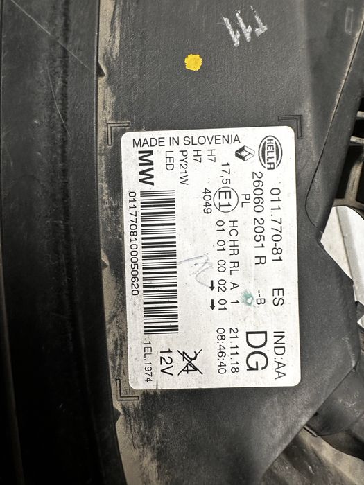 Far stânga full led renaukt kadjar.cod:260602051.R.