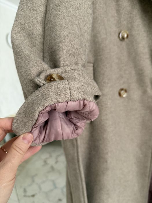 Пальто шерсть классика на стеганном подкладе