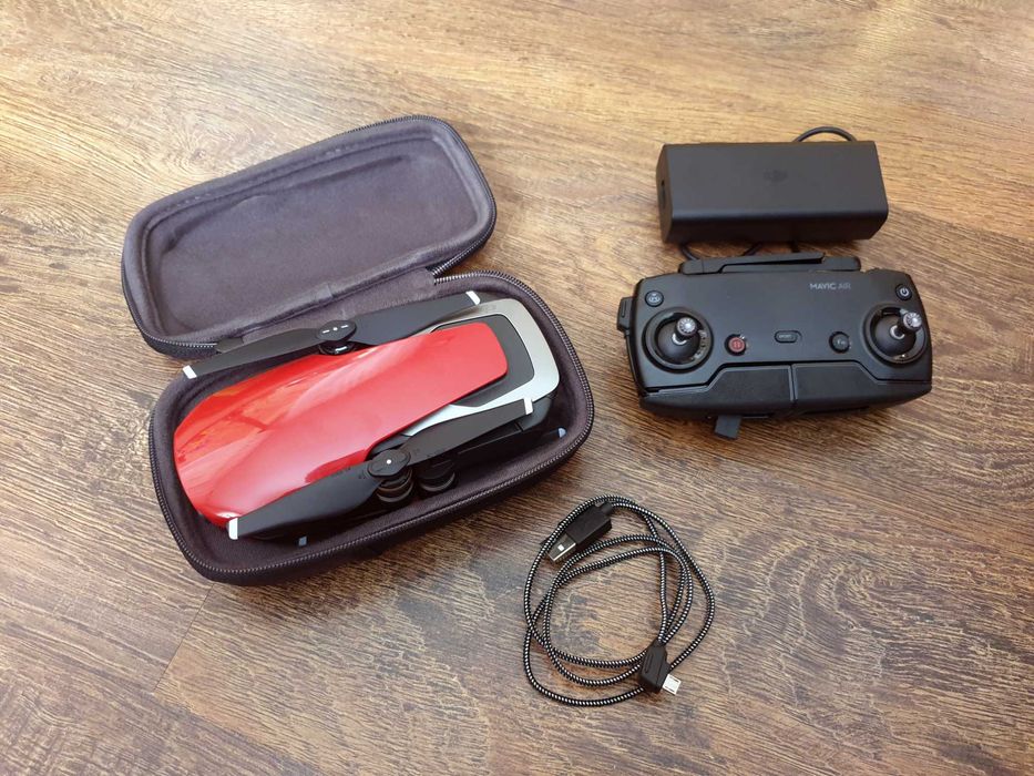 Дрон DJI Mavic Air, Model U11X, като нов, малко използван, 4K видео
