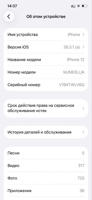 Продам оригинальный iPhone 12