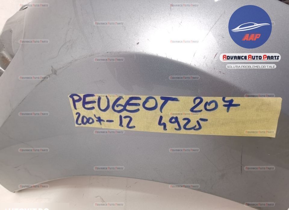Bara spate originala in stare buna Peugeot 207 1 2006 2007 2008 2009 o