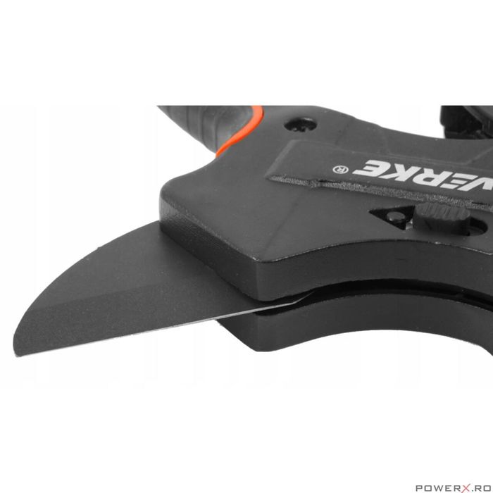 Foarfeca pentru taiat tevi din PVC si materiale plastice, 75 mm, Verke