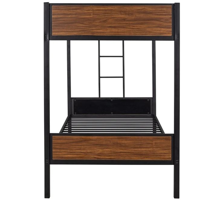 Кровать Двухъярусная Металлическая Кровать МЕДВЕЖОНОК