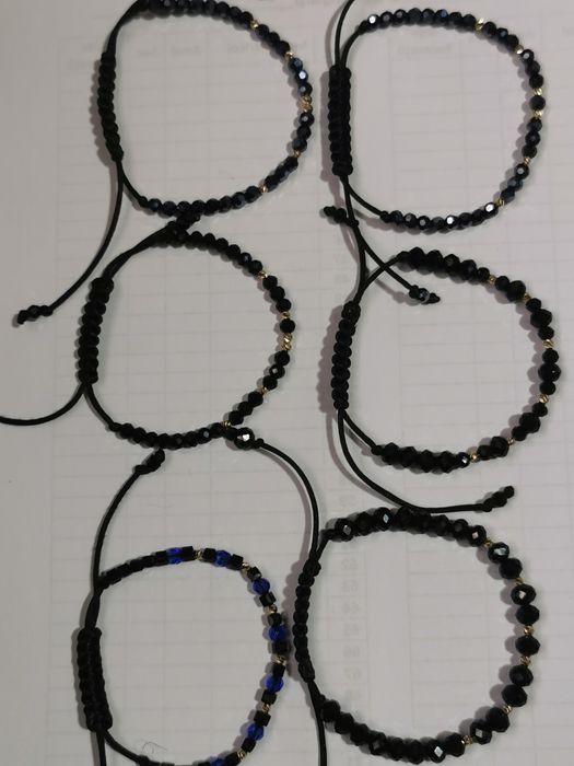 Brațari cu bile din aur de 14K