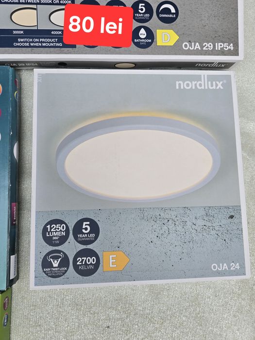 Plafoniera Nordlux și philips ORIGINAL Suedia, sigilate