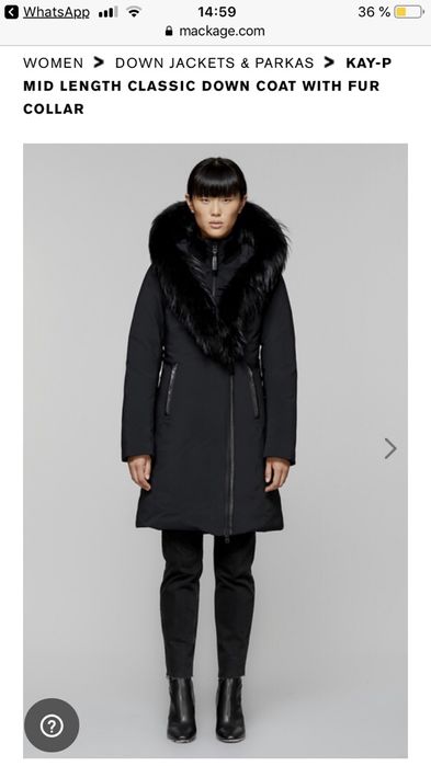 Parka Haina Geaca lunga de iarna Mackage