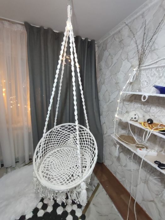 Кресло гамак,из двух стальных колец.