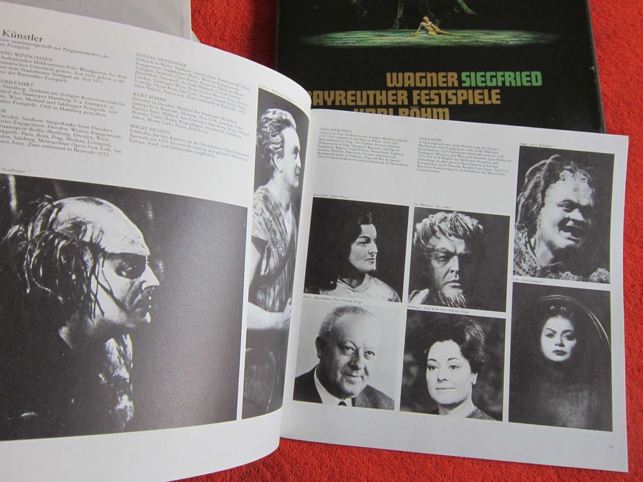 rar vinil  Siegfried Wagner dir. Karl Bohm 4LP Festival Bayreuth 1973