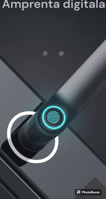 Incuietoare inteligenta, cu amprenta, cod, card, si cheie mecanica