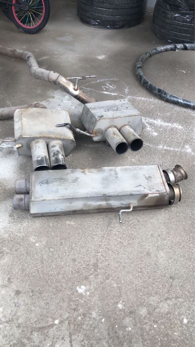 Бмв е53 глушитель выхлрп