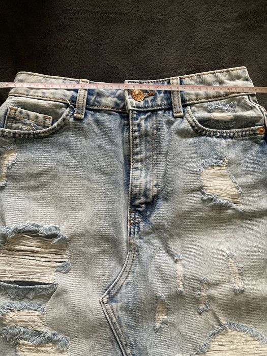 Сет- дънкова пола и блуза, размер S