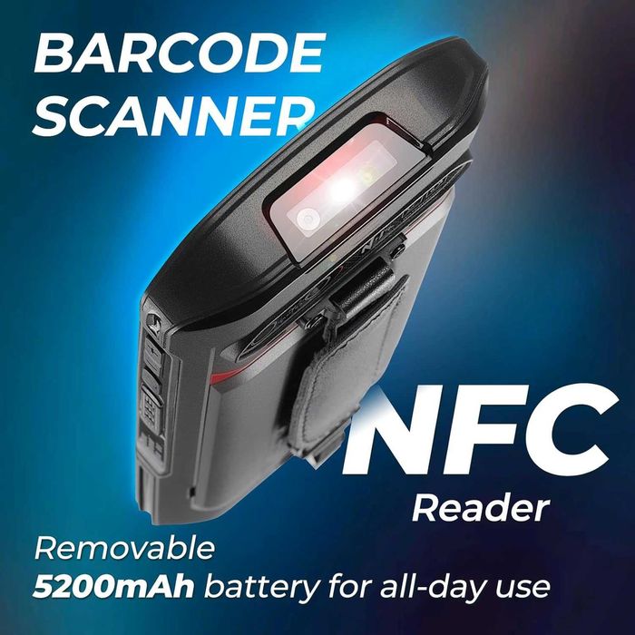 SVANTTO Android баркод скенер M09, 5.5-инчов екран, 6+64GB, IP66