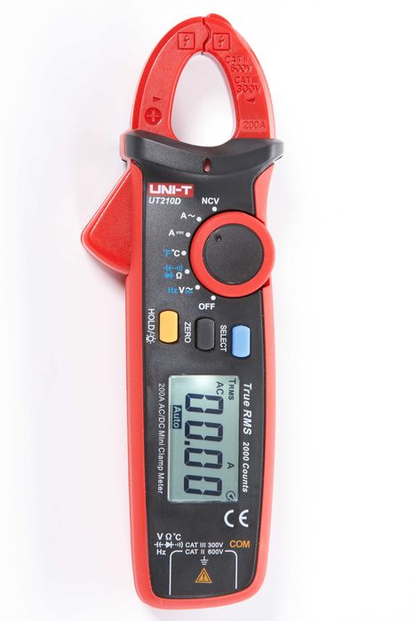 Клещи токоизмерительные UNI-T UT210D постоянного и переменного тока