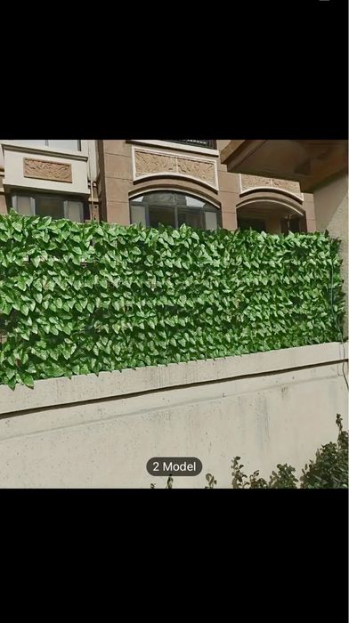 Panou / Gard cu frunze artificiale floral balcon terasa