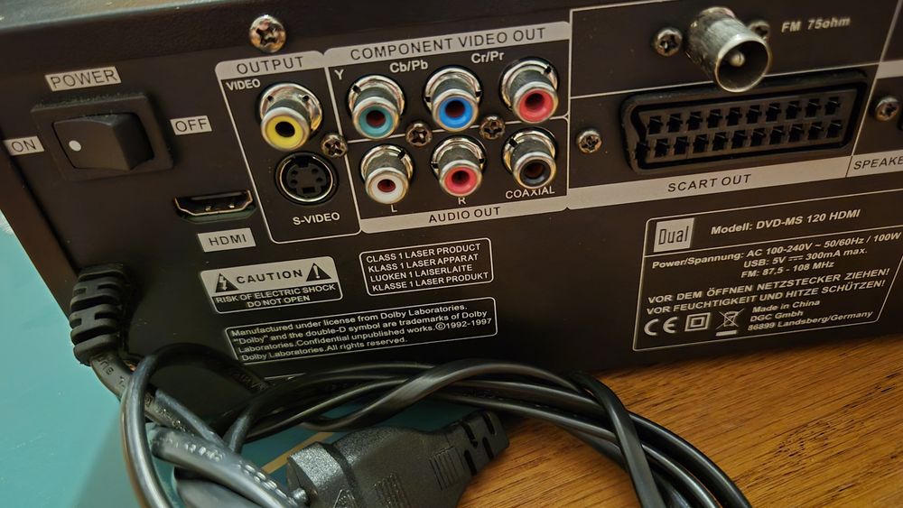 Micro Sistem HiFi DUAL DVD-MS 120 HDMI USB Auxiliar cu telecomanda