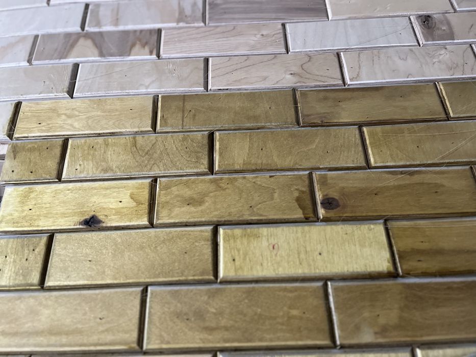 Кирпичи из фанеры