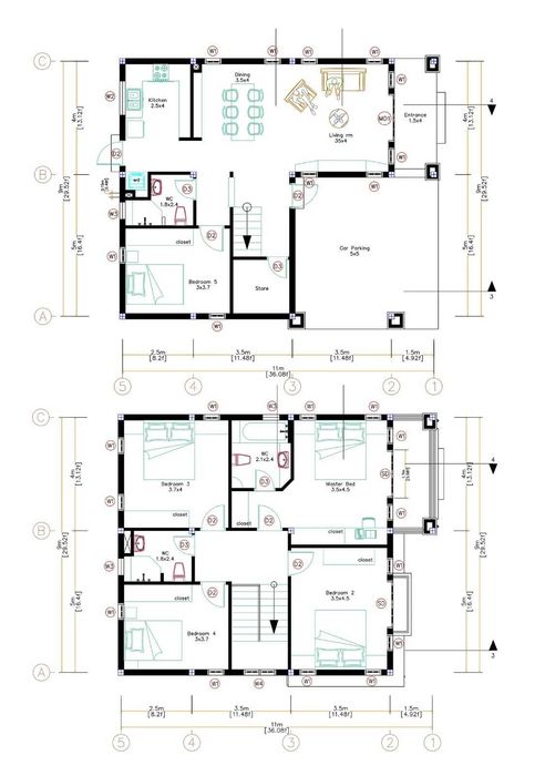 НА ИЗПЛАЩАНЕ - Двуетажна сглобяема къща с 5 спални, 198 кв. м